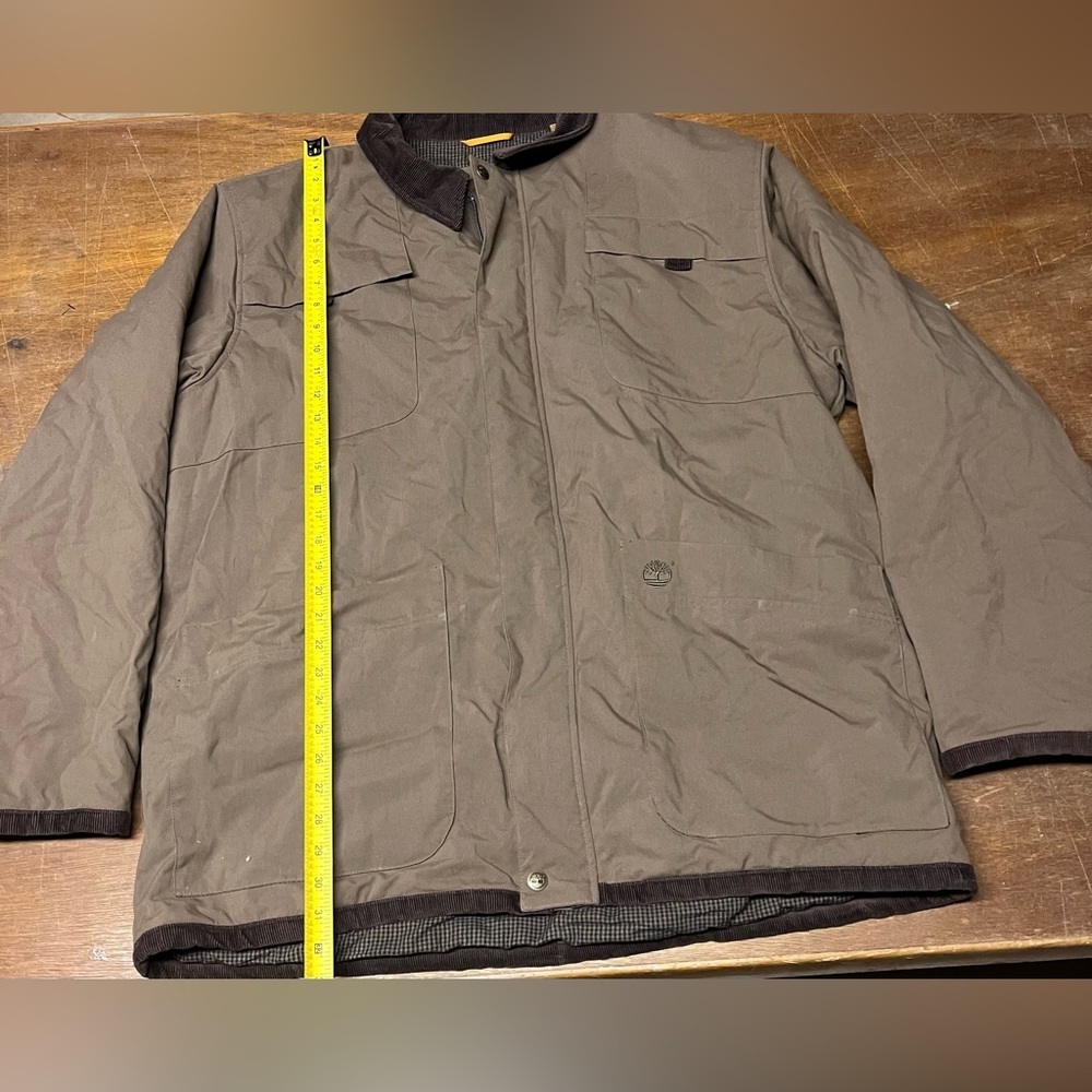 Timberland Weathergear Jacket - Olive Green - Nylon/Cotton - Mens XXL - Vintage